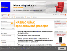 Tablet Screenshot of kreslo-usak.cz